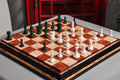 The Reykjavik II Series Bone Chess Pieces - 3.75