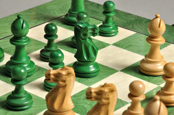 The Grandmaster Series Gilded Chess Pieces - 4.0
