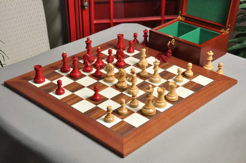 The Dubrovnik Chess Set, Box, & Board Combination