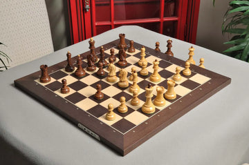 DGT Projects - USB Wenge Board with Dubrovnik Chess Pieces