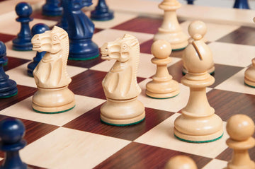 The Grandmaster Series Gilded Chess Pieces - 4.0