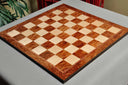 Elm Burl & Maple Superior Traditional Chess Board - 2.5" - GLOSS