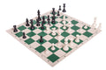 Regulation Tournament Chess Pieces and Chess Board Combo - SINGLE WEIGHTED