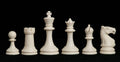 The Zurich Series Plastic Chess Pieces - 3.875