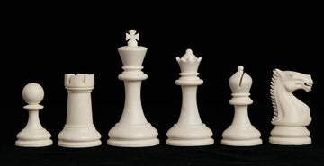 The Zurich Series Plastic Chess Pieces - 3.875" King
