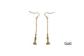 Caissa Collection Chess Pendant Earrings – QUEEN