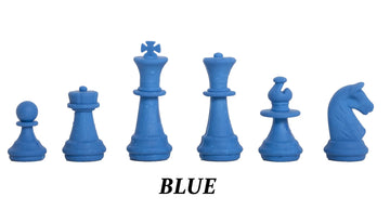 Earaser Chess Set of Colored Eraser Chess Pieces w/ Board - 16 Pieces – Wholesale Chess