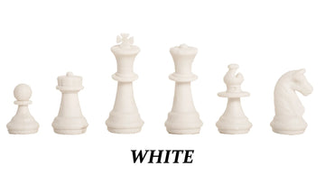 Earaser Chess Set of Colored Eraser Chess Pieces w/ Board - 16 Pieces – Wholesale Chess