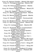 The Complete Foxy Openings on DVD - VOLUMES 1-187 PLUS KASPAROV AND KARPOV! - 9 DVDs
