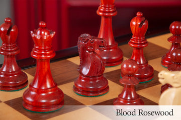 Blood Rosewood and Natural Boxwood