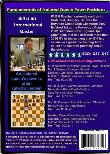 Fundamentals of Isolated Queen Pawn Positions - Chess Lecture - Volume 64