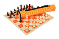 Quiver Chess Set Combination and Triple Weighted Regulation Pieces | Silicone Chess Board | Quiver Bag