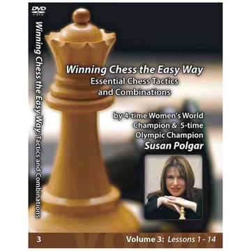 E-DVD WINNING CHESS THE EASY WAY - VOLUME 3 - Essential Chess Tactics and Combinations