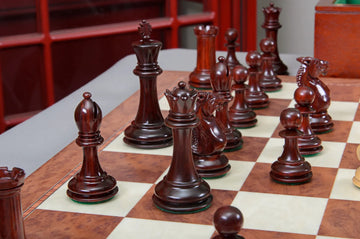 Blood Rosewood and Natural Boxwood