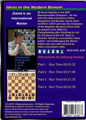 Ideas in the Modern Benoni - Chess Lecture - Volume 155