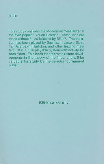 CLEARANCE - Sicilian Modern Richter Rauzer Systems Unbound