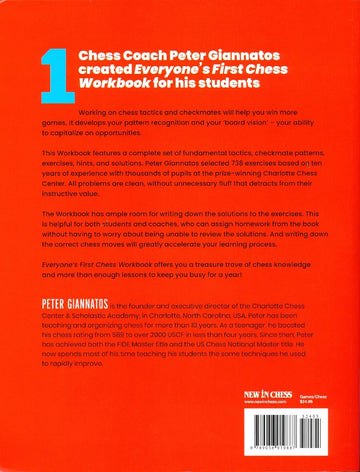 Everyone's First Chess Workbook - Signed By Author