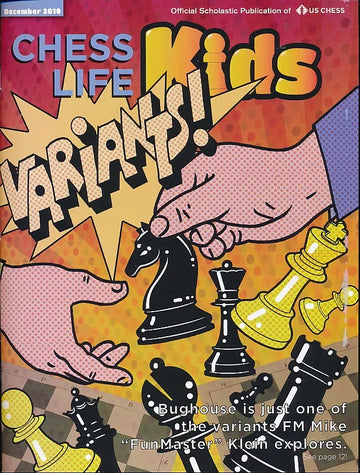 CLEARANCE - Chess Life For Kids Magazine - December 2018 Issue ...