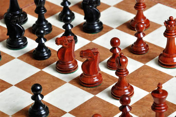 The Reykjavik II Series Prestige Chess Set, Box, & Board Combination