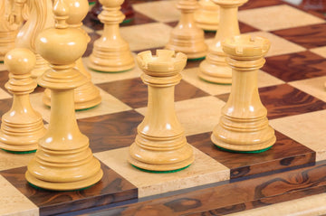CLEARANCE - The Turin Series Artisan Chess Pieces - 4.4