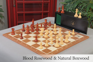 Blood Rosewood and Natural Boxwood