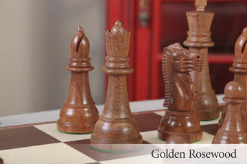The Reproduction of the Circa 1950s Gallant Knight Series Chess Pieces - 5.0
