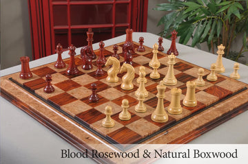 The Camaratta Collection - The Piatagorsky Cup Series Luxury Chess Pieces - 4.4