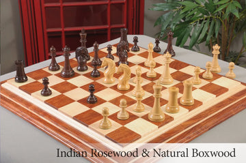The Camaratta Collection - The Piatagorsky Cup Series Luxury Chess Pieces - 4.4