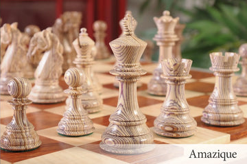 The Exotique Collection - The Livorno Series Luxury Chess Pieces - 4.4