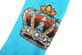 Blue & Burgundy Chess Socks