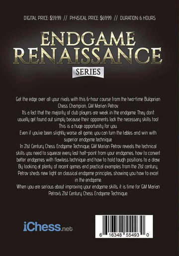 CLEARANCE - Endgame Renaissance - 21st Century Chess Endgame Technique - GM Marian Petrov - Vol. 6