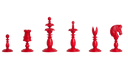 Red and Natural Bone