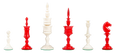 The Cologne Luxury Bone Chess Pieces - 6.0" King