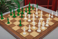 The Lund Anglo-Indian Reproduction Luxury Bone Chess Pieces - 4.75
