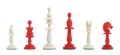 The Lund Anglo-Indian Reproduction Luxury Bone Chess Pieces - 4.75" King