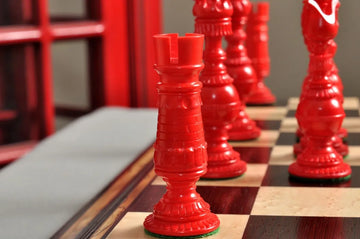 The Oxford Luxury Bone Chess Pieces - 5.25