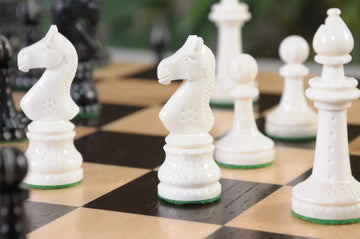 The Worthington Luxury Bone Chess Pieces - 4.0