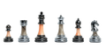 The Contemporary Series Plastic Chess Pieces - 3.5" King