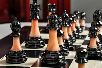The Contemporary Series Plastic Chess Pieces - 3.5