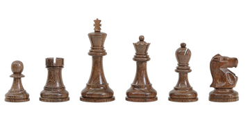 DGT Projects - Golden Rosewood Reykjavik Chess pieces