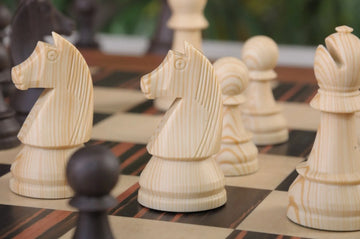 The Euro Series Chess Pieces - 3.75