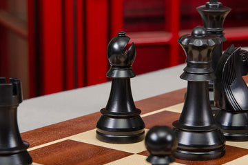 The German Series Single Weighted Regulation Plastic Chess Pieces - 3.75