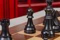 The German Series Triple Weighted Regulation Plastic Chess Pieces - 3.75