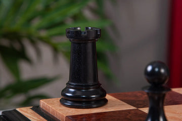 The Mammoth Ivory and Genuine Ebony Collector Series Luxury Chess Pieces - 4.4