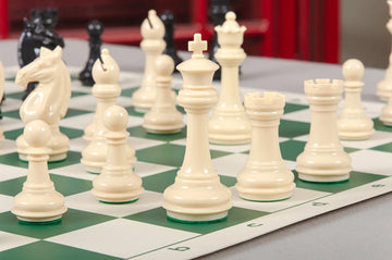 The Knight Templar Series Plastic Chess Pieces - 3.75