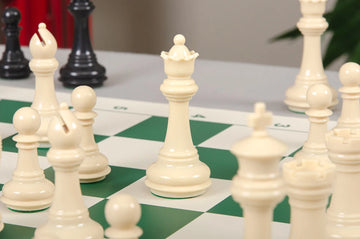 The Knight Templar Series Plastic Chess Pieces - 3.75