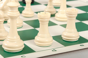 The Knight Templar Series Plastic Chess Pieces - 3.75