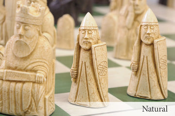 The Isle of Lewis Chess Set, Box, & Board Combination