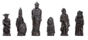 The Lord of the Rings Chess Pieces - Brown and Natural