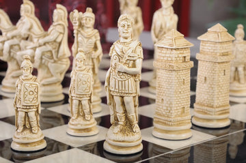 Roman Themed Chess Pieces - 4.25